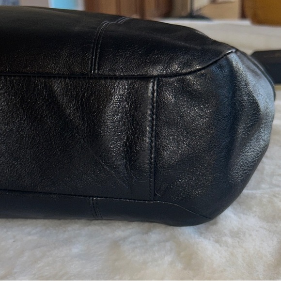 Coach East West Studded Leather Tote with Charm - Picture 8 of 16